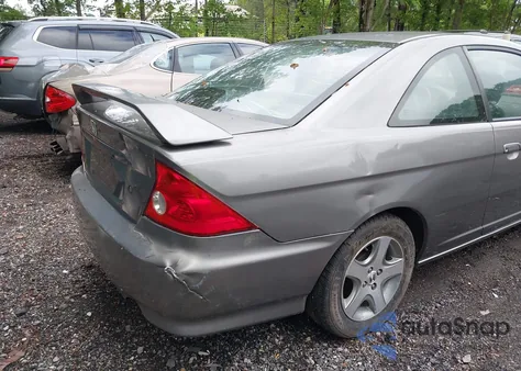 2005 Honda Civic Ex z USA, uszkodzony, nr VIN 1HGEM21975L017615